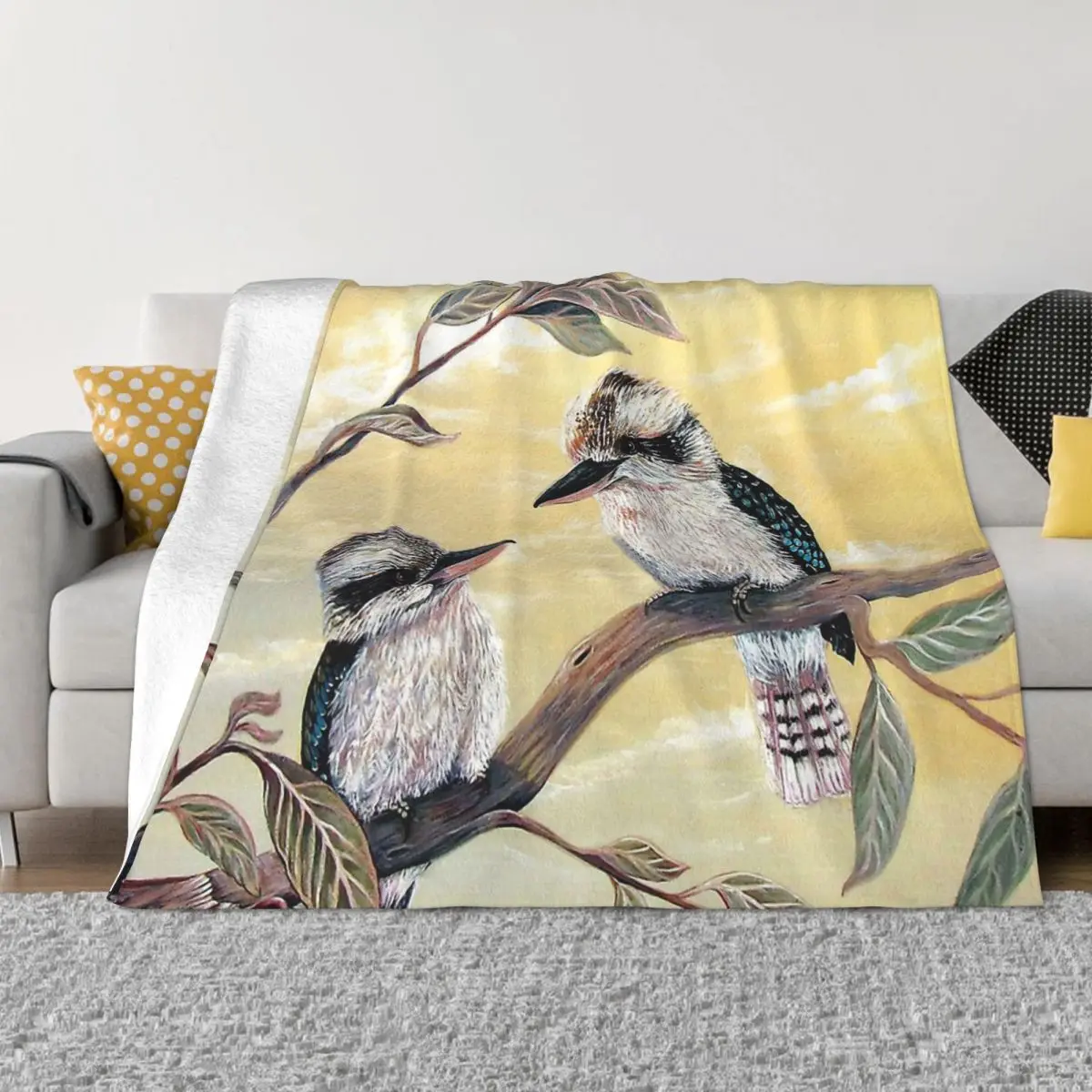Blanket Flannel Spring Autumn Kookaburra Magic Warm Throws For Winter