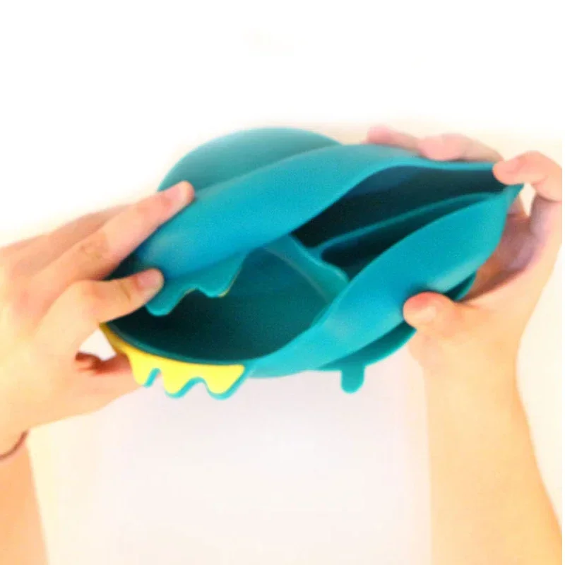 Baby Silicone Sucker Bowl Feeding Tableware kids Training Learning To Eat Bowls and Baby Supplementary Food Bowls