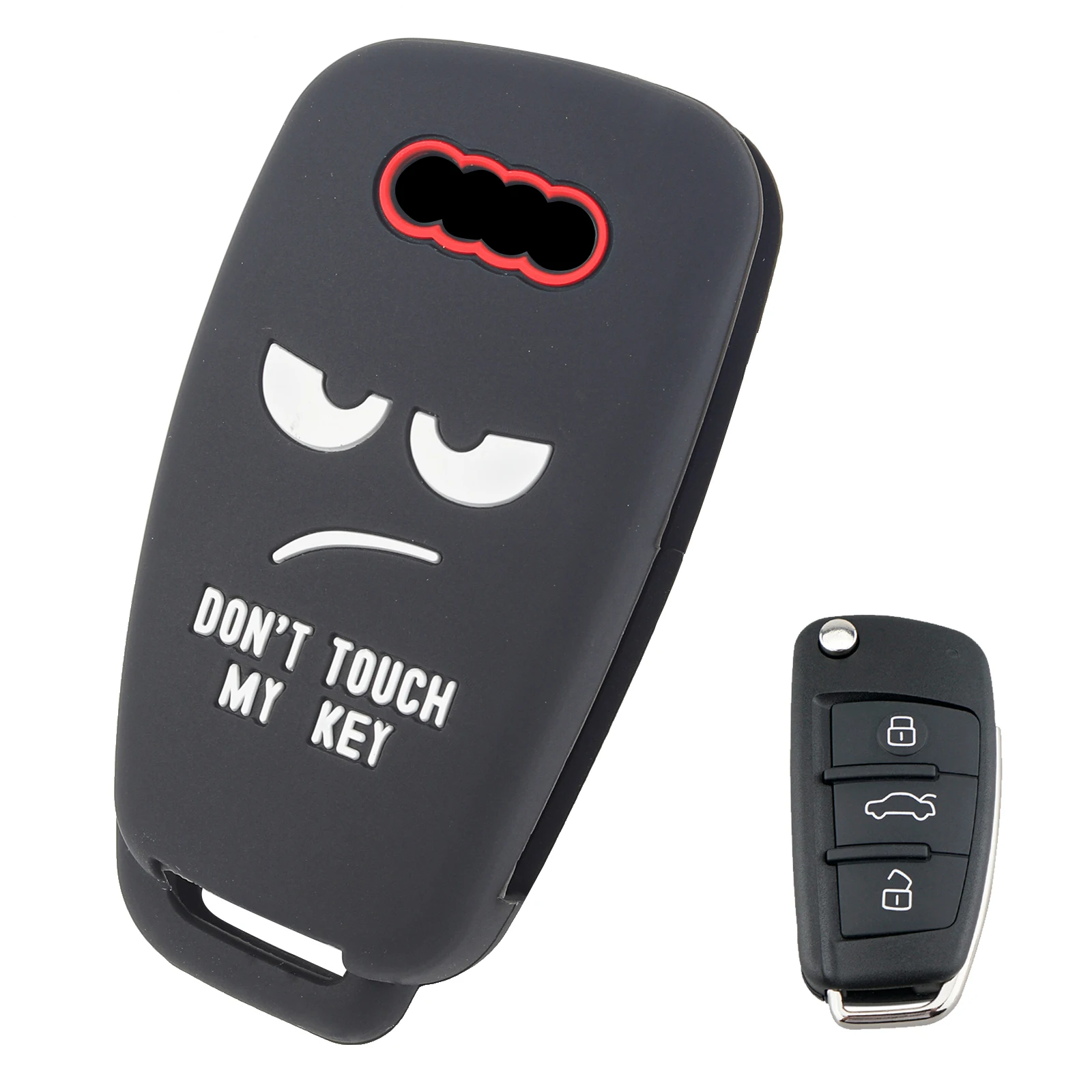 

3 Button Folding Remote Smart Flip Car Key Fob Case Cover Shell Holder For Audi A2 A3 A4 A6 A6L A8 Q7 TT Quattro S3 A1 S1 RS6 Q3