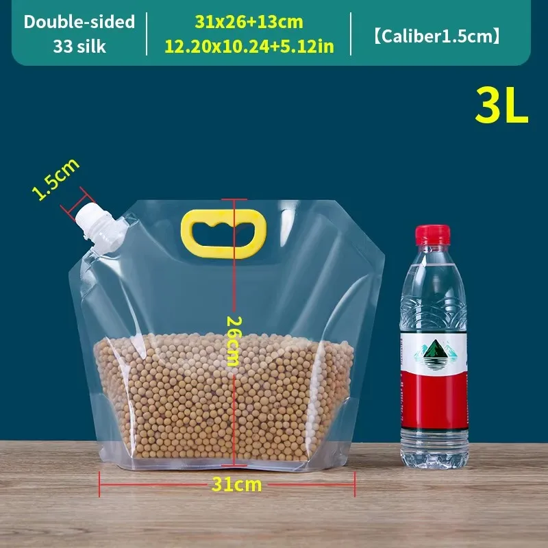 Eco-Friendly Leakproof Storage Bags for Liquid and Solid Foods