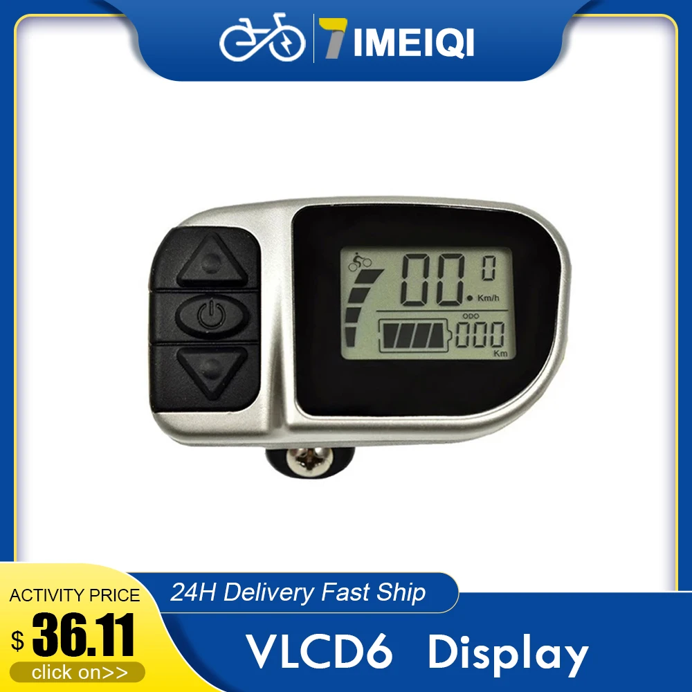 

IMEIQI Electric Bicycle Tongsheng TSDZ2 VLCD6 Display Operator E-bike LCD Display for Replacement Mid Drive Motor Accessories