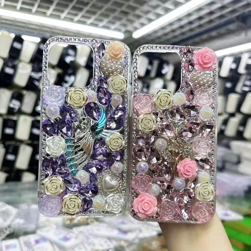 

Luxury Sparkle Glitter Diamond Phone Case Cover Dustproof for Samsung A30 A50 A70S A22 A32 5G A52 A71 4G A51 A72 A73 A53 A33