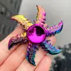 Dragon Wings Hand Spinner High Speed Low Noise Fingertip Gyro Alloy Anti Pressure Metal Rainbow Finger Spinner Children Toys 1