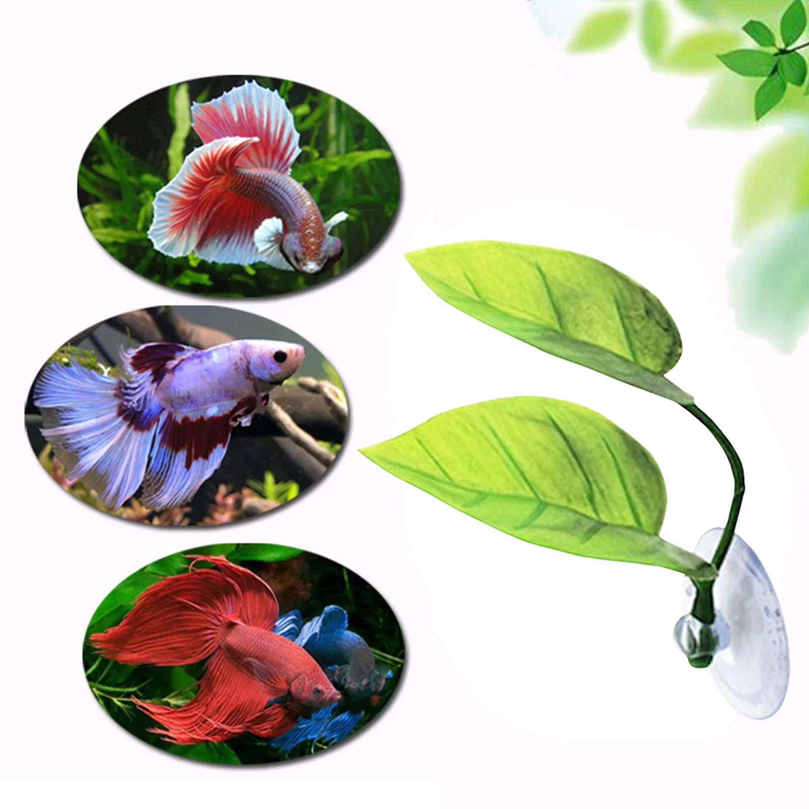 Betta Fish Leaf Pad Aquarium Pet Supplies Decoration Simulation Water Grass Fish Tank Landscaping Artificial Simulation