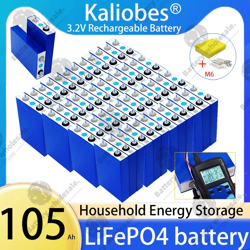 new3.2VLiFePo4battery105AH12V24V36v48V60v72v84vcampingcarlithiumironphosphategolfcartrechargeablebattery