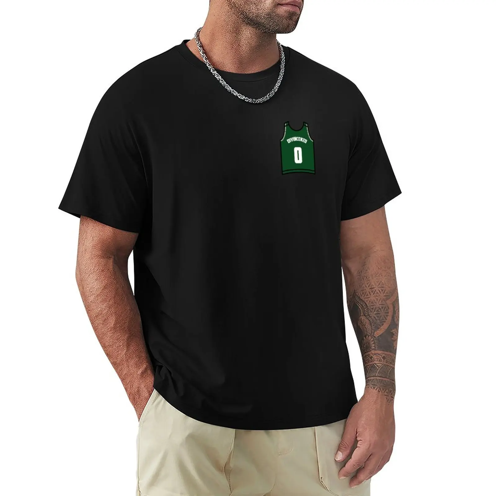 Donte DiVincenzo - Bucks Jersey T-Shirt cat shirts heavyweight t shirts  hippie clothes Men's t-shirts - AliExpress