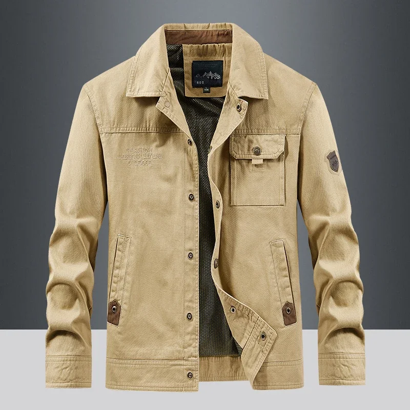 

Baseball Jacket Men Casual Coat Men's Military Jacket Men's outdoor Windproof New Pilot Bomb Jacket Men's Autumn and Spring