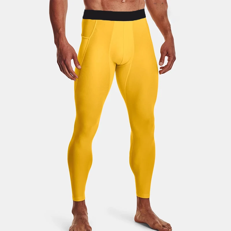 Men Running Leggings Quick Dry Gym Sport Tights Man Compression Fitness Pants Crossfit Training Basketball Tights Man Sportswear sports leggings