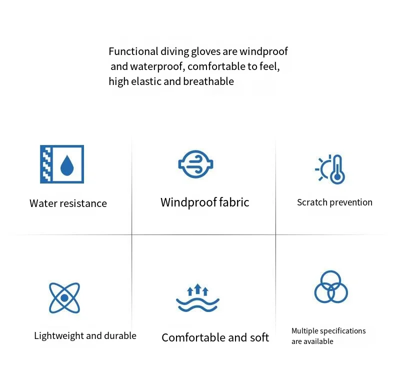 Neopren 3/5mm Tauchhandschuhe zum Speerfischen Wärmeisolierende Unterwasser-Angelhandschuhe Rutschfeste Kratzfeste Surf- und Schnorchelhandschuhe – Detail 1