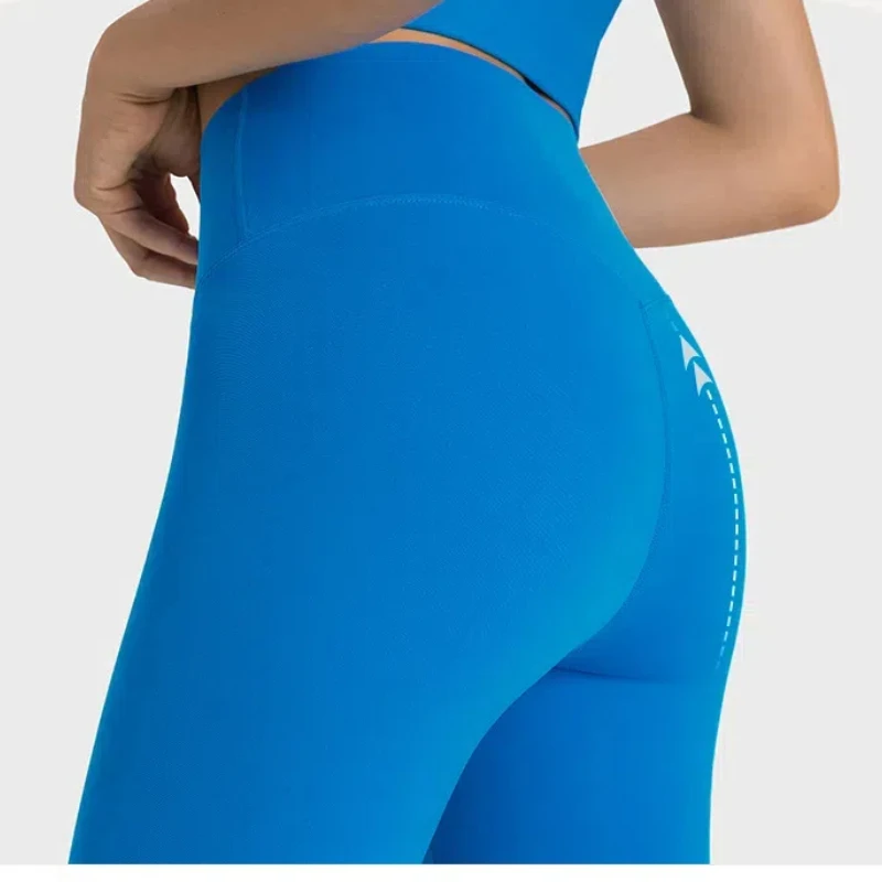 Yoga  8  Colors Pants Women Sexy V Butt Push Up Fitness High Waist Pants Gym Workout Female Sports Yoga Leggings