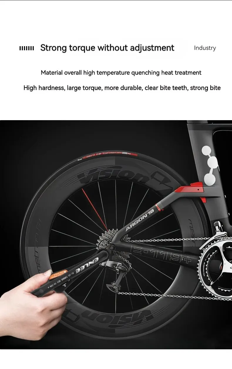 ENLEE Fahrrad Drehmomentschlüssel mit Bit Set Tragbare Kleine MTB Rennrad Inbusschlüssel Werkzeug Steckschlüssel Für Fahrrad Reparatur Kit – Detail 12