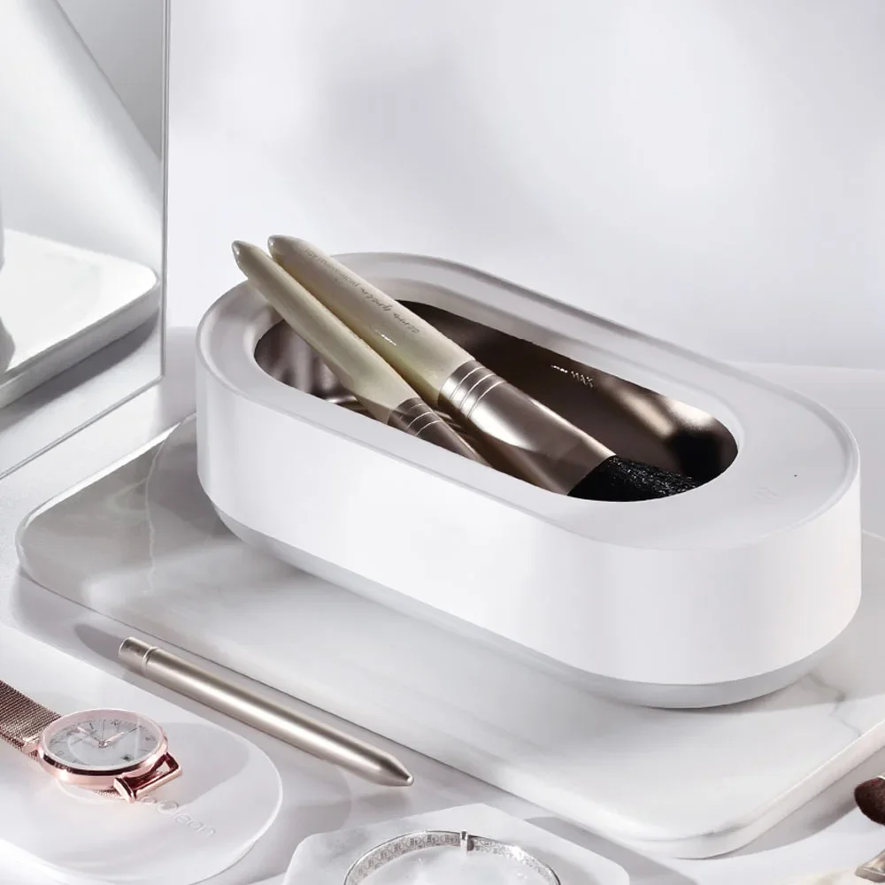 EraClean Ultrasonic Cleaner Portable 220V 45000Hz Ultrasound Glasses Jewelry Watch Cleaning Machine 304 Stainless Steel Tank