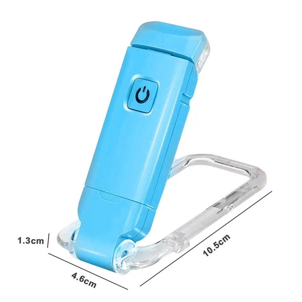 

Useful LED Reading Light Compact Size Illumination Rechargeable Foldable LED Reading Light Book Clip Lamp