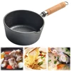 Cast Iron Mini Sauce Pan Non-Stick Hot Oil Pan Cooking Saucepan Mini Boiling Pan for Kitchen Induction Cooking Gas Stove Camping 1