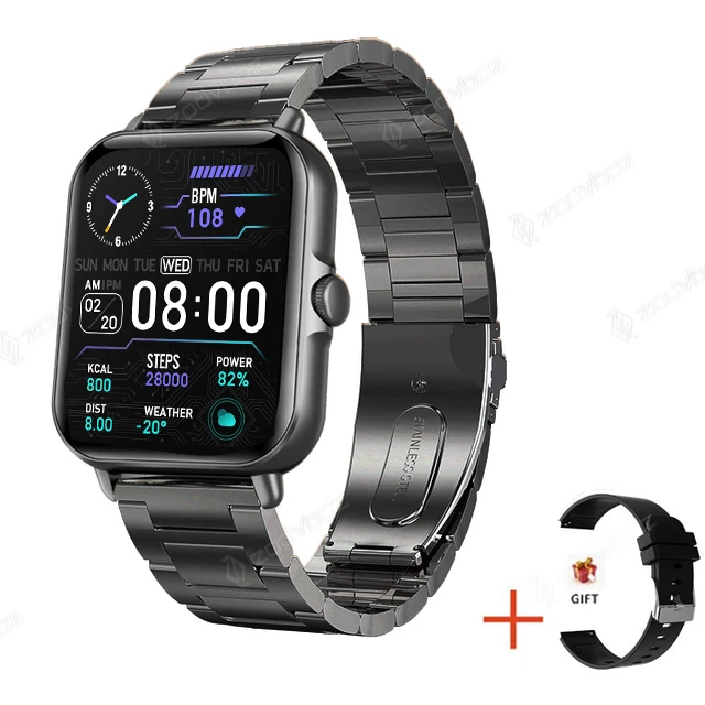 2022 New Full Touch Smart Watch Men women Fitness Watch IP67 Waterproof Bluetooth Answer Call For Android ios Men Smart Watch 