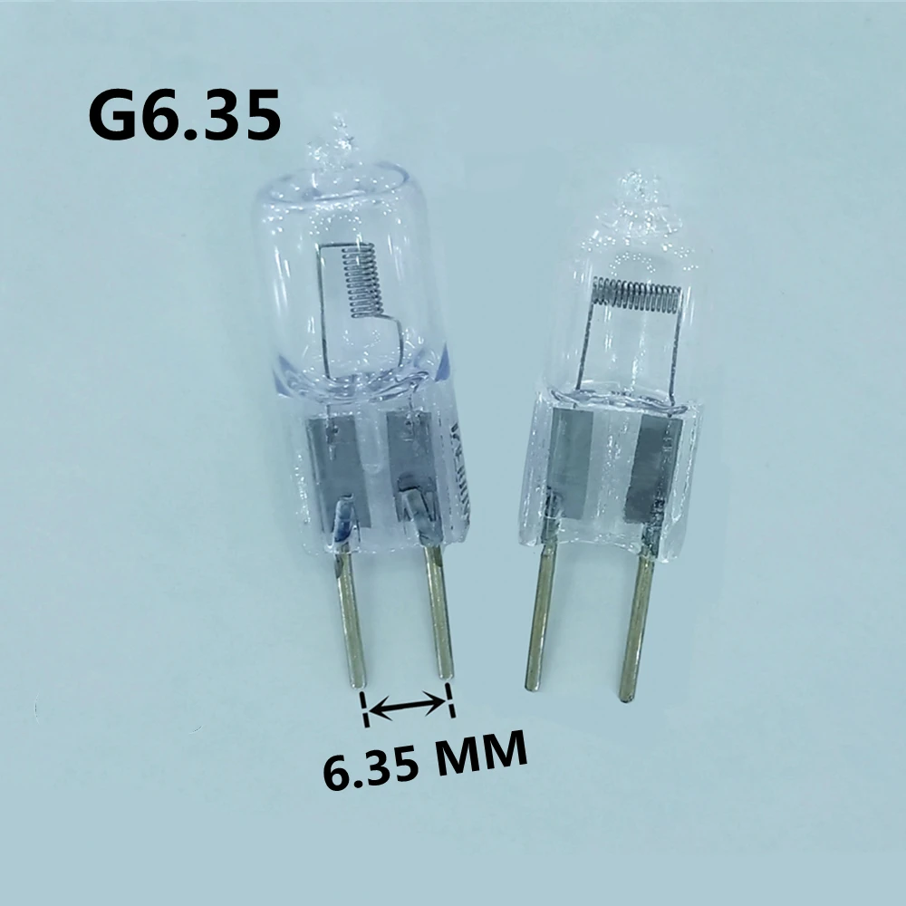 5pcs G6.35 12V 24V 220V halogen lamp G6.35 12V 50W G6.35 24V 250W bulb G6.35 220V 50W 100W 200W G6.35 24V 250W lamp bulb 150W