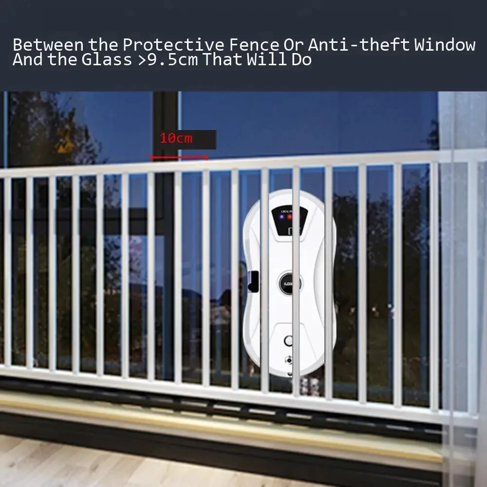 Fully Automatic Window Cleaning Tool Electric Window Cleaner Glass Cleaner Double-sided Window Cleaning Remote Control Window