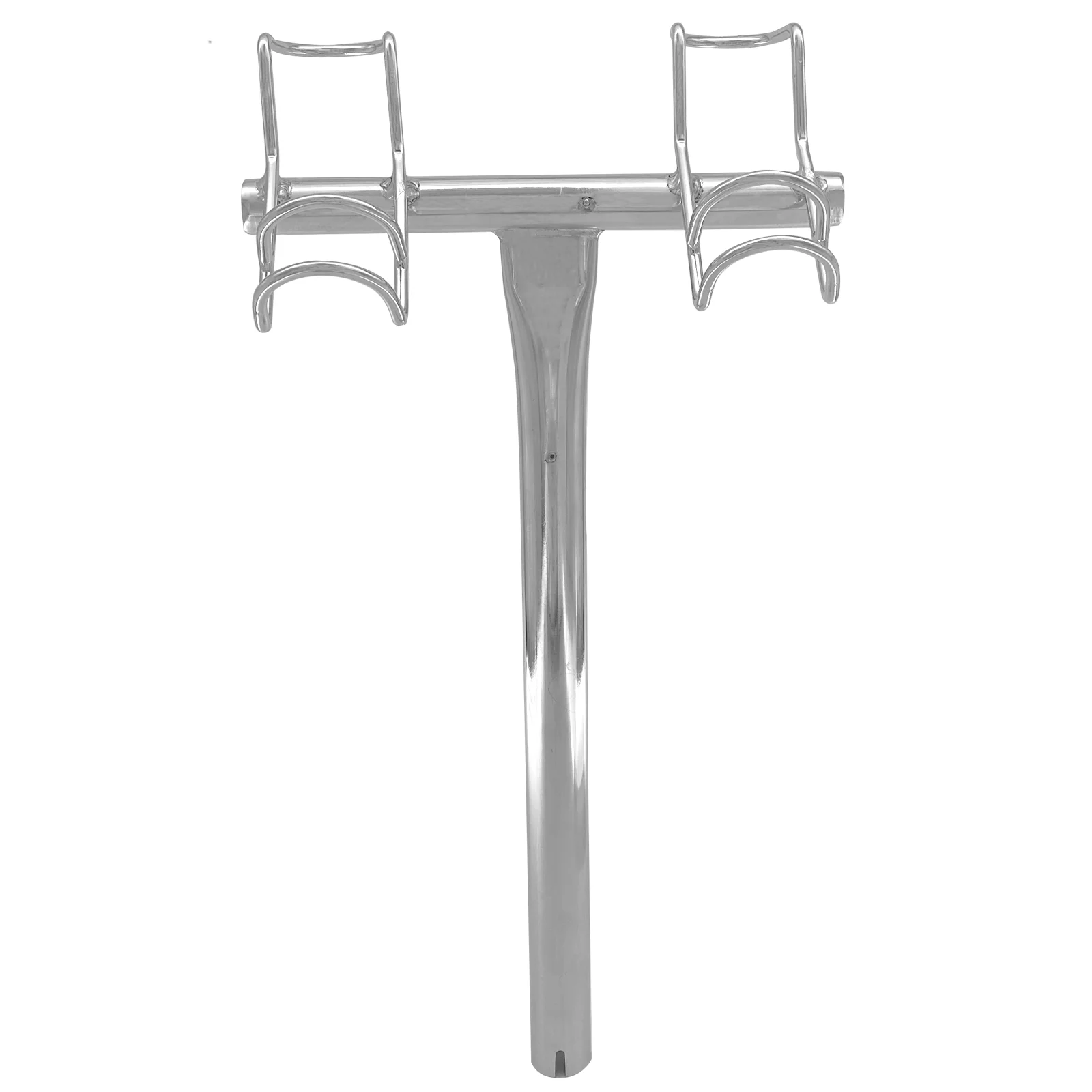 

Boat Stainless Steel Fishing Fishing Rod Holder Double Wire Tackle Bracket Boats Yacht Kayak Accessories