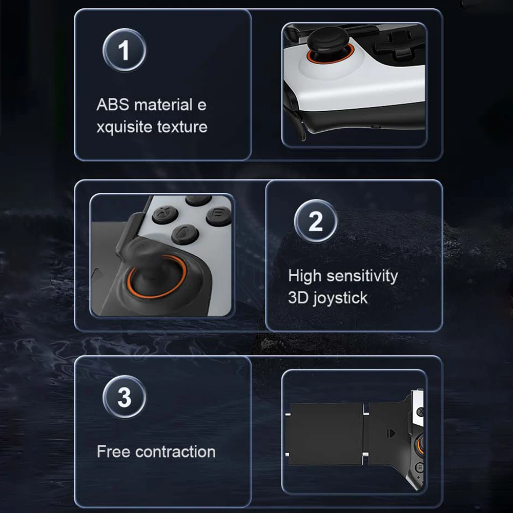 ڷ  Ʈѷ Bluetooth-Compatible5.3 ͺ,  ,  ũ , ȵ̵  iOS ġ PC