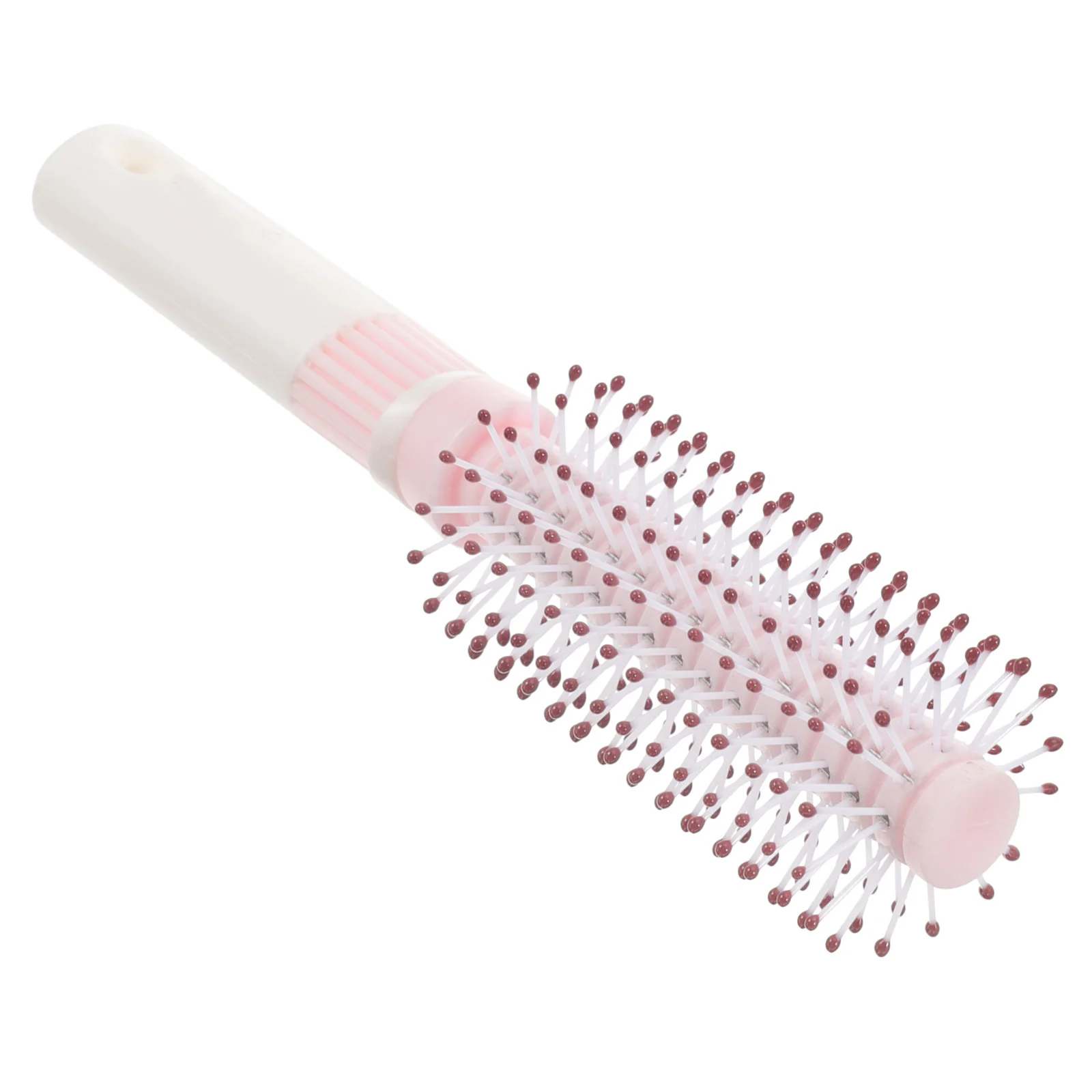 

Hair Comb Round Roller Curling with Inner Buckle Salon Household for Men and Women Blow-drying Style ( ) Hairbrush Plastic