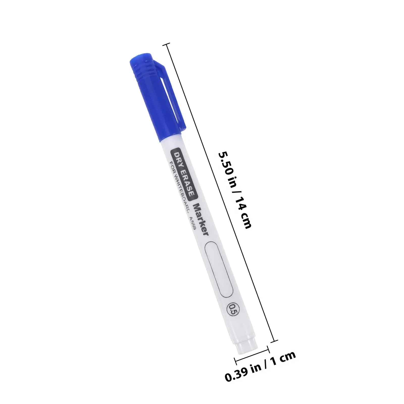 10Pcs 화이트 보드 쓰기 마커 펜 드라이 지우기 얇은 라인 교실 학교 사무실 데스크탑 화이트 보드 편안한 장기 사용