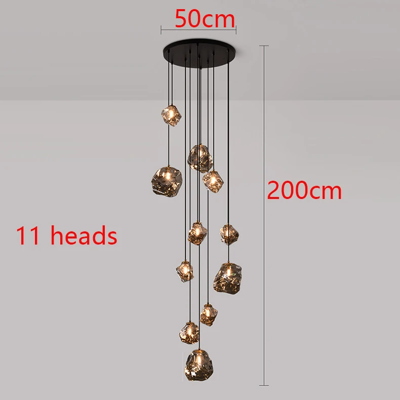 7 head style lighting on effect