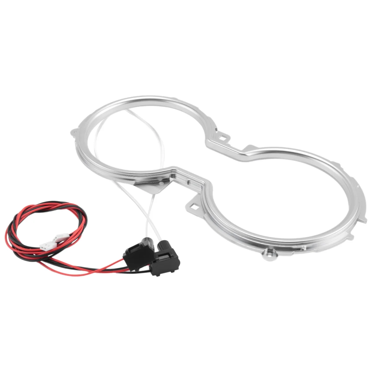 Car LED Central Cup Holder Lights Interior Decorative Lamp Atmosphere Ambient Light Ice Blue for Toyota Camry -