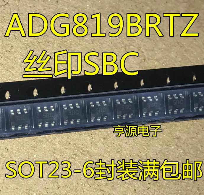 

10 шт. Оригинальный Новый ADG819 ADG819BRT ADG819BRTZ Шелковый экран SBC SOT23-6