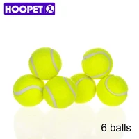 HOOPET Dog Toy Six Tennis Balls Bite-resistant Dogs Puppy Teddy Training Product Pet Supplies 1