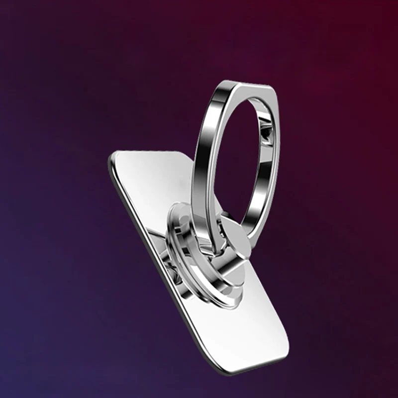 DEAHAN 304 스테인레스 스틸 핑거 링 휴대폰 홀더 스탠드 360 조정 가능한 후크 링 핑거 킥 스탠드 스마트 폰 브래킷..