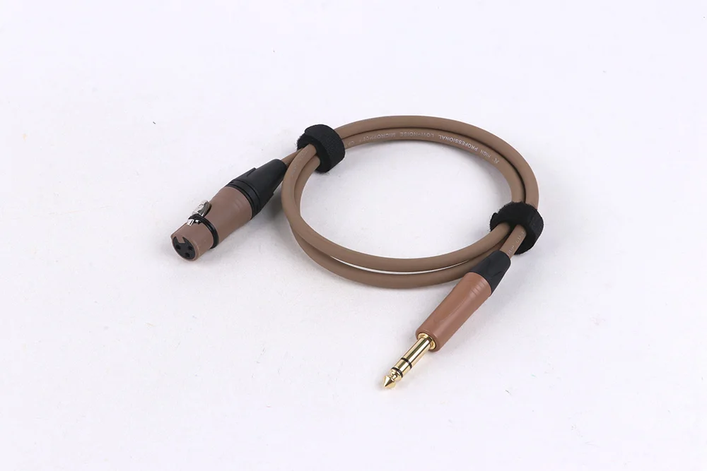 XLR auf 1/4 Zoll Adapterkabel, 3-polige XLR-Buchse auf 6,35/6,5 mm 1/4 Zoll Stereo symmetrisches Mikrofon TRS Audio-Konverter-Verlängerungskabel – Detail 13