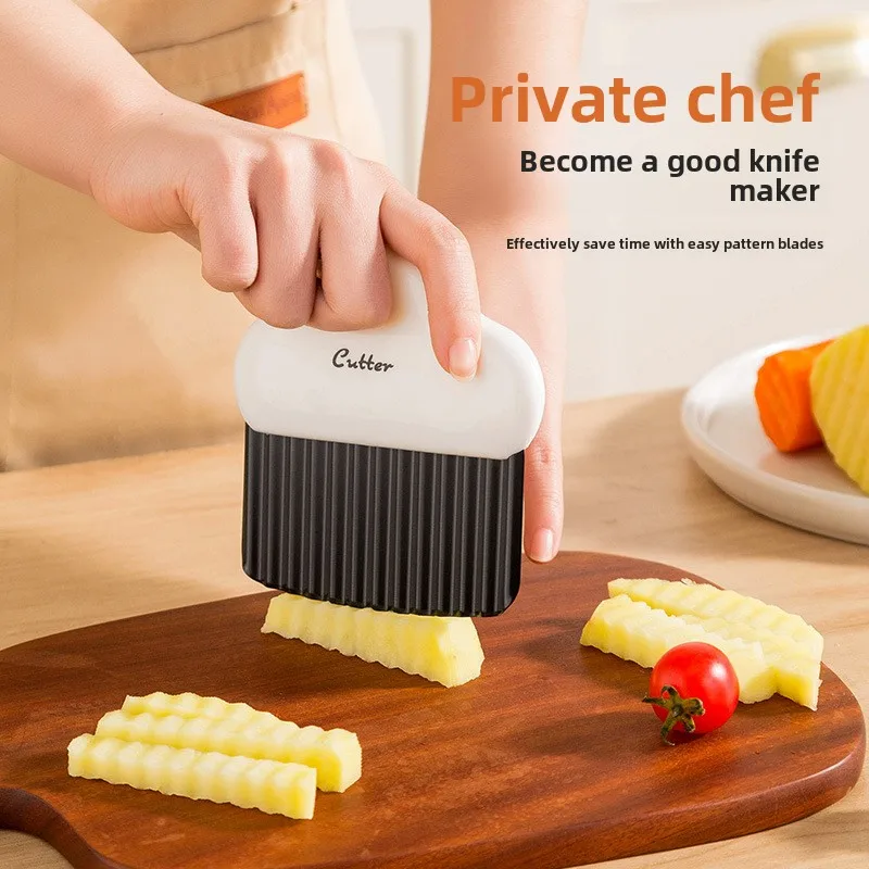 Multi Functional Stainless Steel Vegetable Slicer, Potato Knife, Corrugated Knife, Kitchen And Household Fancy Slicer