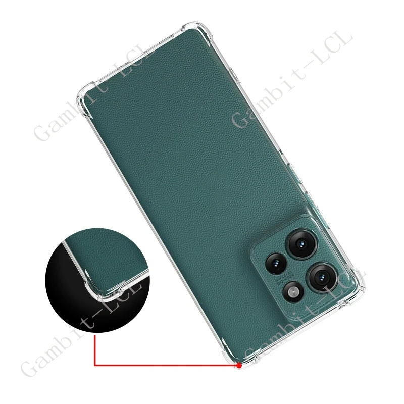 Enhanced Shockproof Anti-Falling Soft TPU Case - Original Protective Back Cover