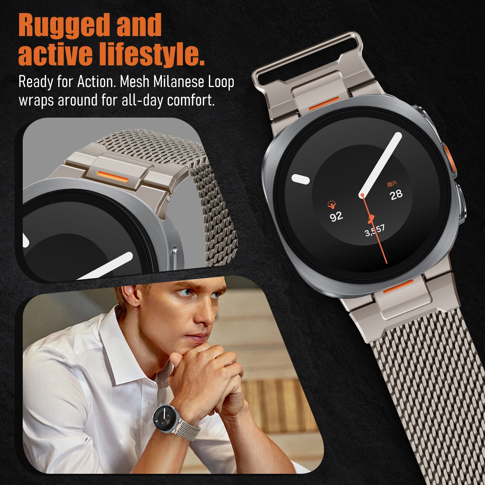 Luxurious Milanese Strap Bracelet