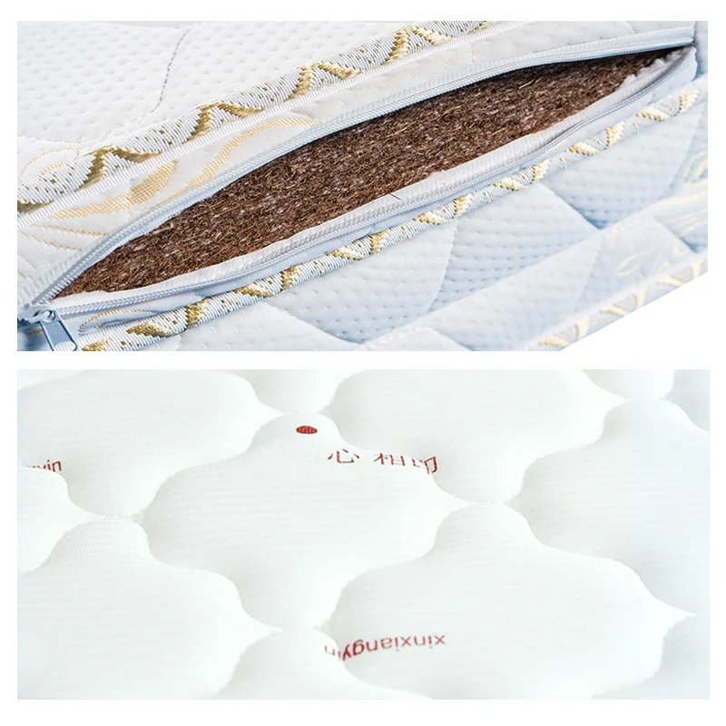 Household Mattress 100% Natural Coir hard mattress coconut palm mats pad coir palm folding mattress children's hard natural coir cushion
