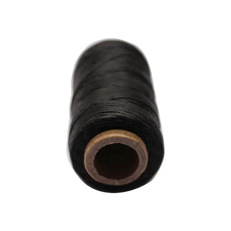 

Черная Плетеная многоцветная вощеная нить, шнур, рабство для кожи, инструмент для рукоделия, плоский 0,8 мм 5