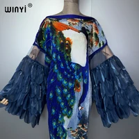 Robe plissée élastique WINYI, style kaftan, abaya de luxe pour femme musulmane, idéale pour la plage, les soirées et les événements à Dubaï 4