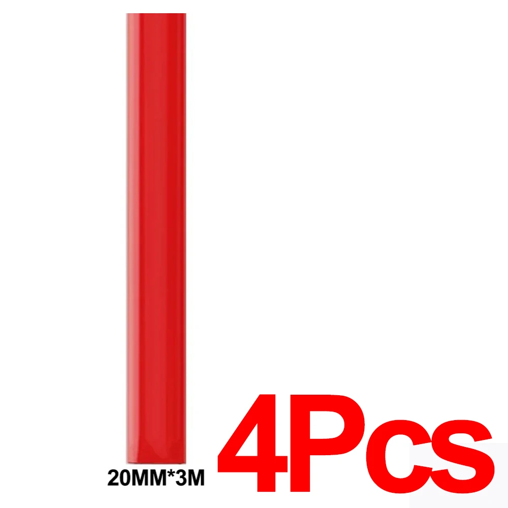 Red Self-Adhesive PVC Car Bumper Guard