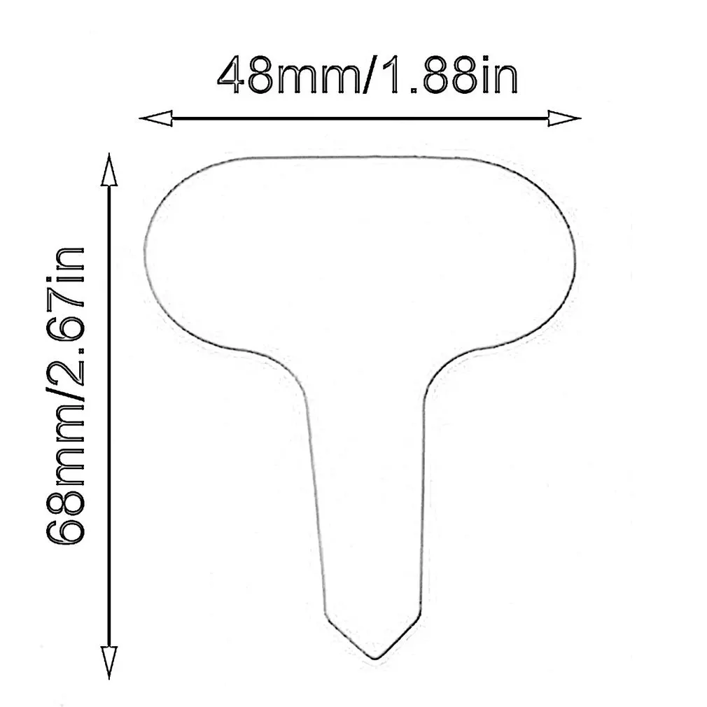 Colorful 100Pcs Plastic T-type Garden Tags Ornaments Plant Flower Label Nursery Thick Tag Markers For Plants Garden Decoration