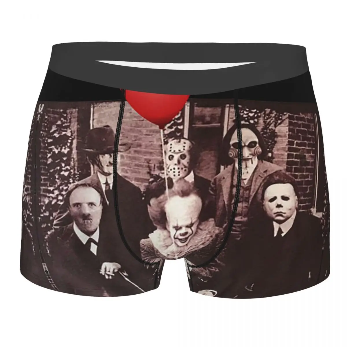 Men's Horror Friends Pennywise Michael Myers Jason Voorhees Halloween  Underwear Hot Boxer Briefs Shorts Panties Homme Underpants - AliExpress