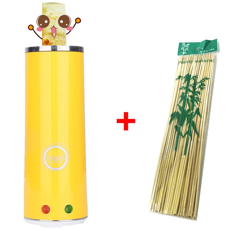 110V/ 220V Electric Automatic Egg Roll Maker With Sticks Omelette Sausage Breakfast Machine Egg Cooker Egg Boiler DIY Egg Maker