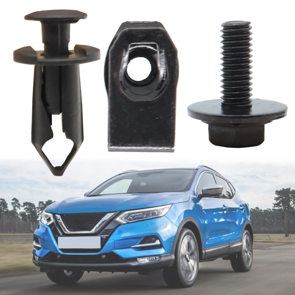 HANZOU 2/4X Cache Moteur En Caoutchouc, Adapté For Nissan, Qashqai J11