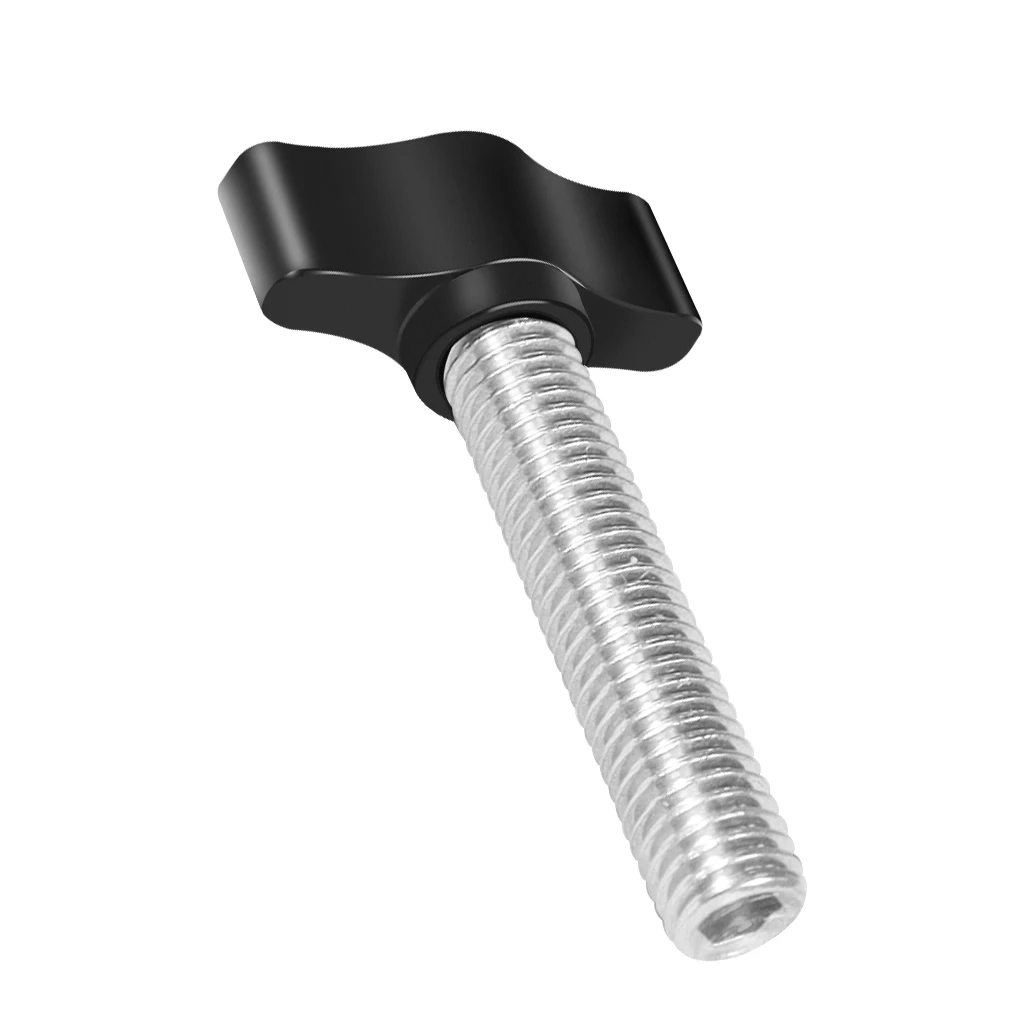 M8 Thread Hand T Head Tighten Screw Clamping Knob Manual Handle Screw Aluminium Alloy for DSLR Camera Photo Studio Accessories
