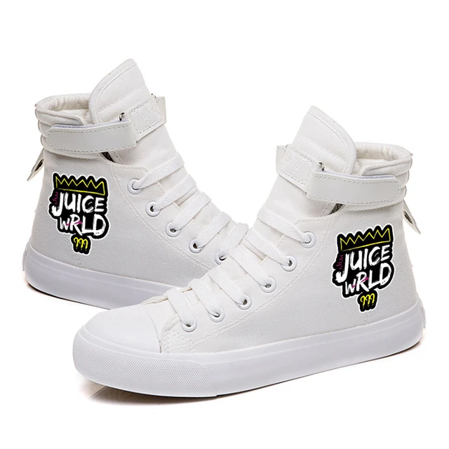 Juice Wrld RIP Printed High Top Canvas Shoes Cozy Sneakers