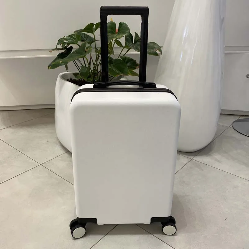 Travel Luggage Pure Black White Green Luxury Trolley Suitcase For Men And Women Ultralight