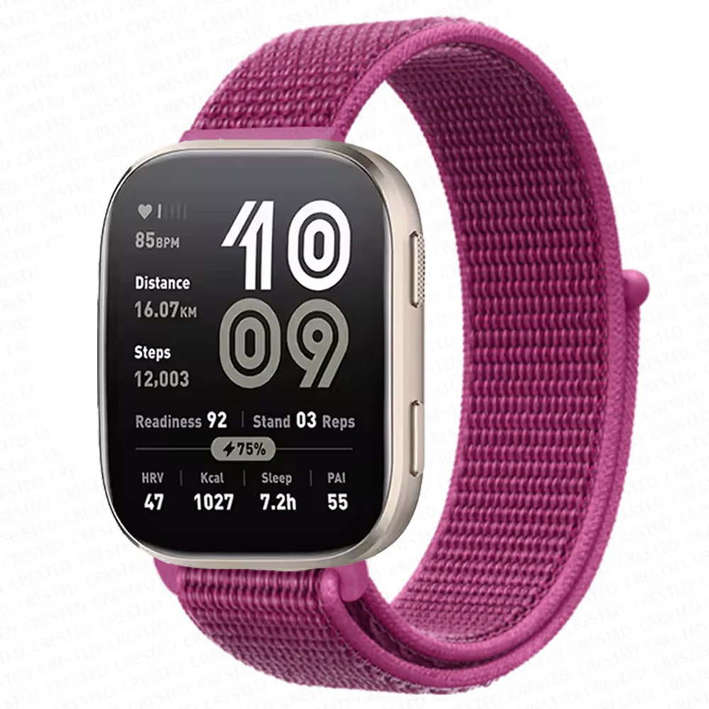 Nylon Loop Watchband Bracelet - 22mm Strap Replacement