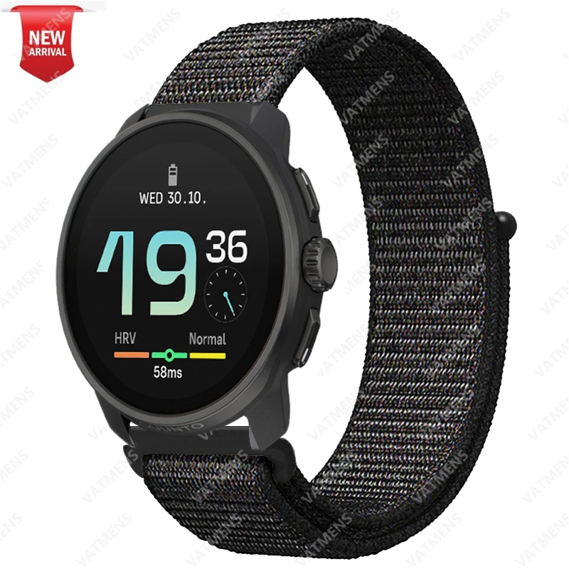 Premium Nylon Sport Loop Smartwatch Strap - Enhanced Comfort Replacement Bracelet
