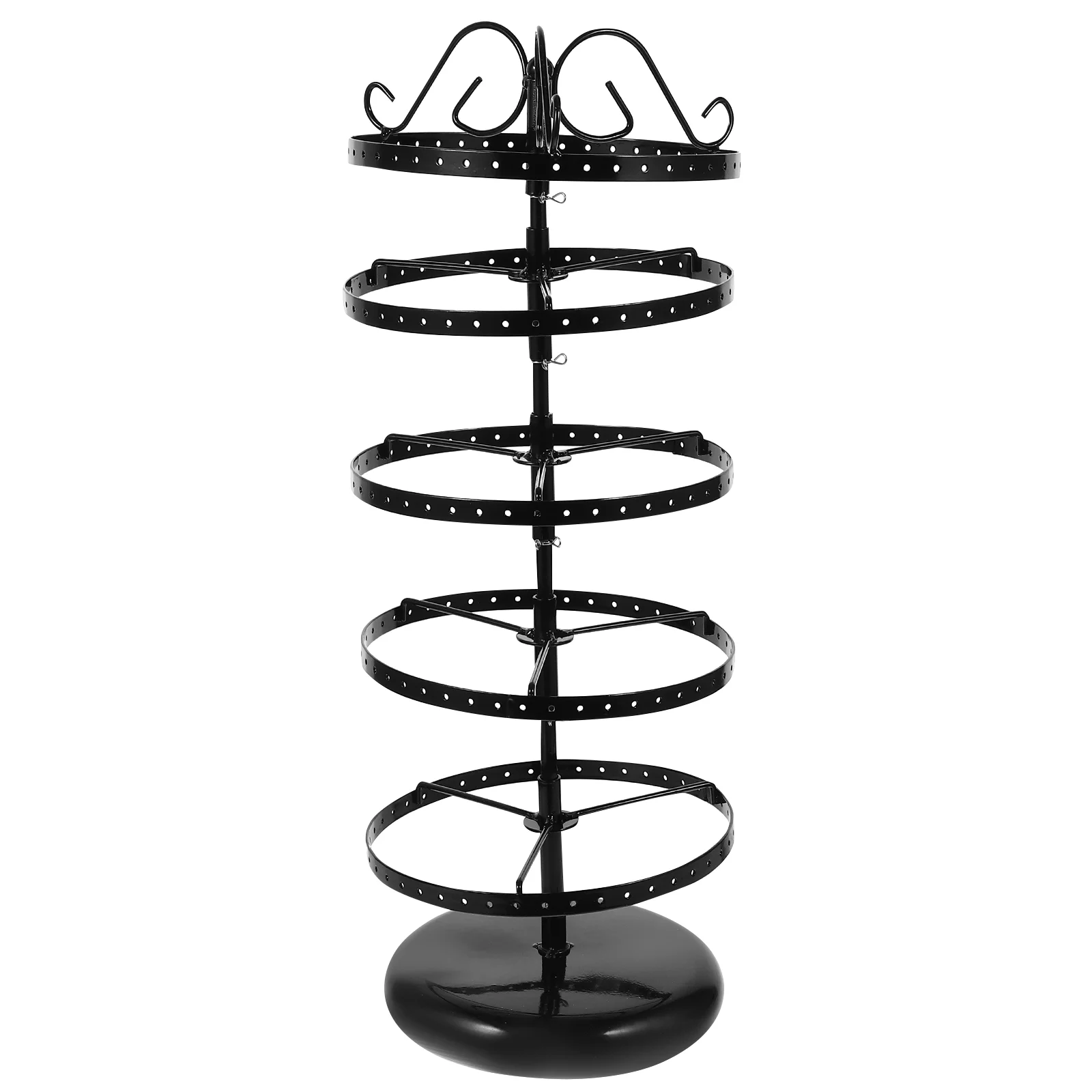 

Rotating Earring Hanging Holder Earring Display Stand Multi-tier Jewelry Organizer
