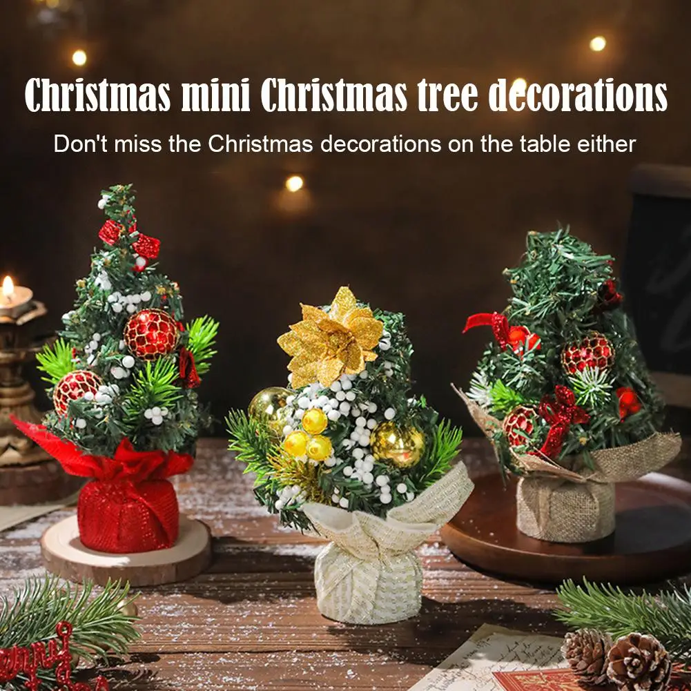 7.87in mini vánoce strom restaurace domácí nový rok dekorace velkolepý workmanship vysoký kvalita svátek večírek zásoby