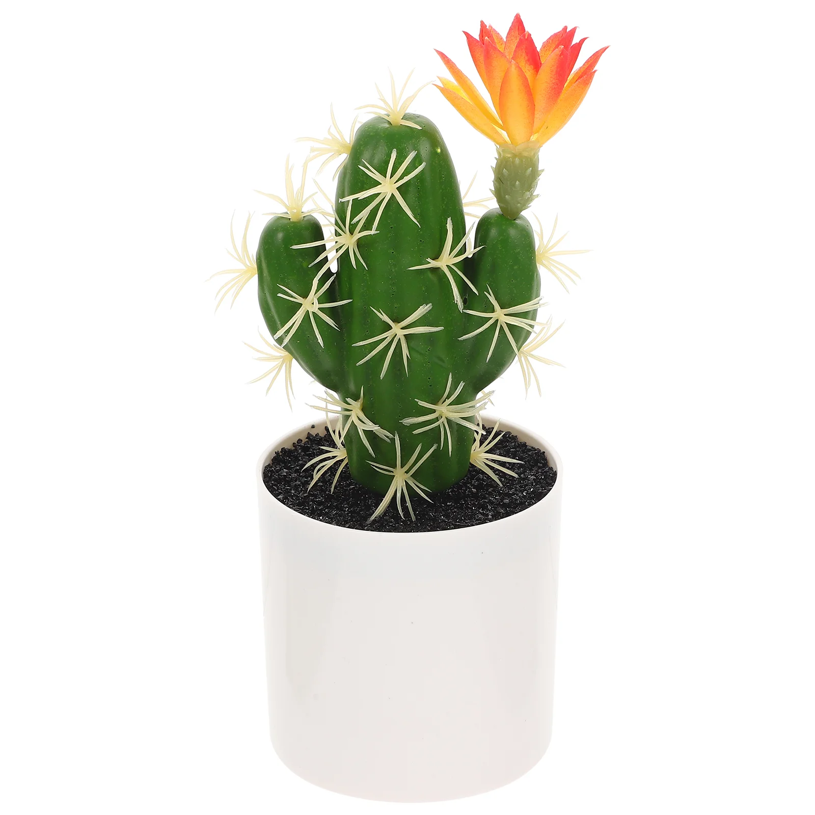 

Simulated Potted Cactus Adornment Desktop Small Cactus Figurine Potted Cactus Decor